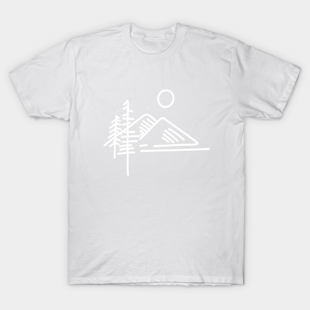 Simple Natural Scenery T-Shirt-TOZ